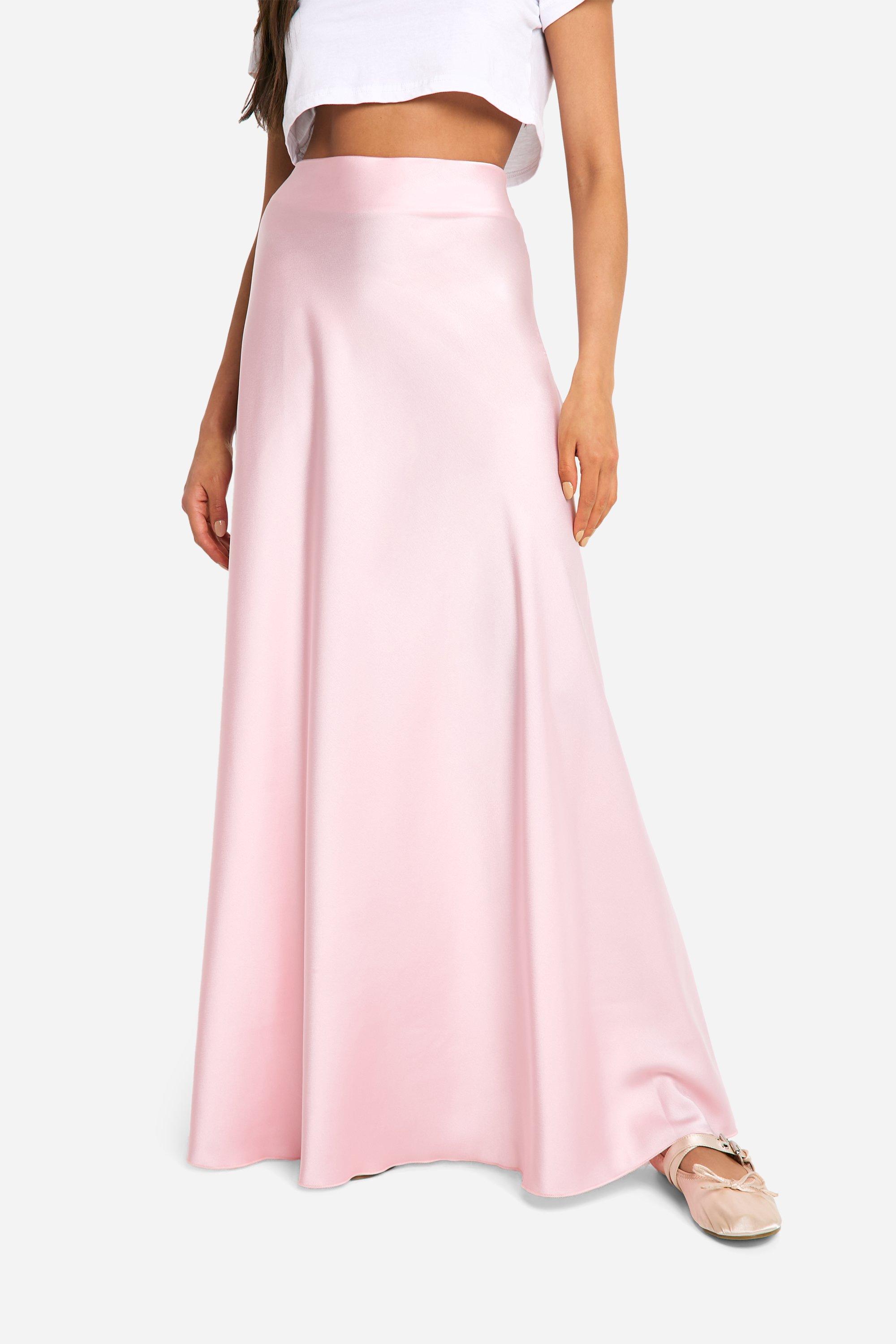 Satin Slip Maxi Skirt